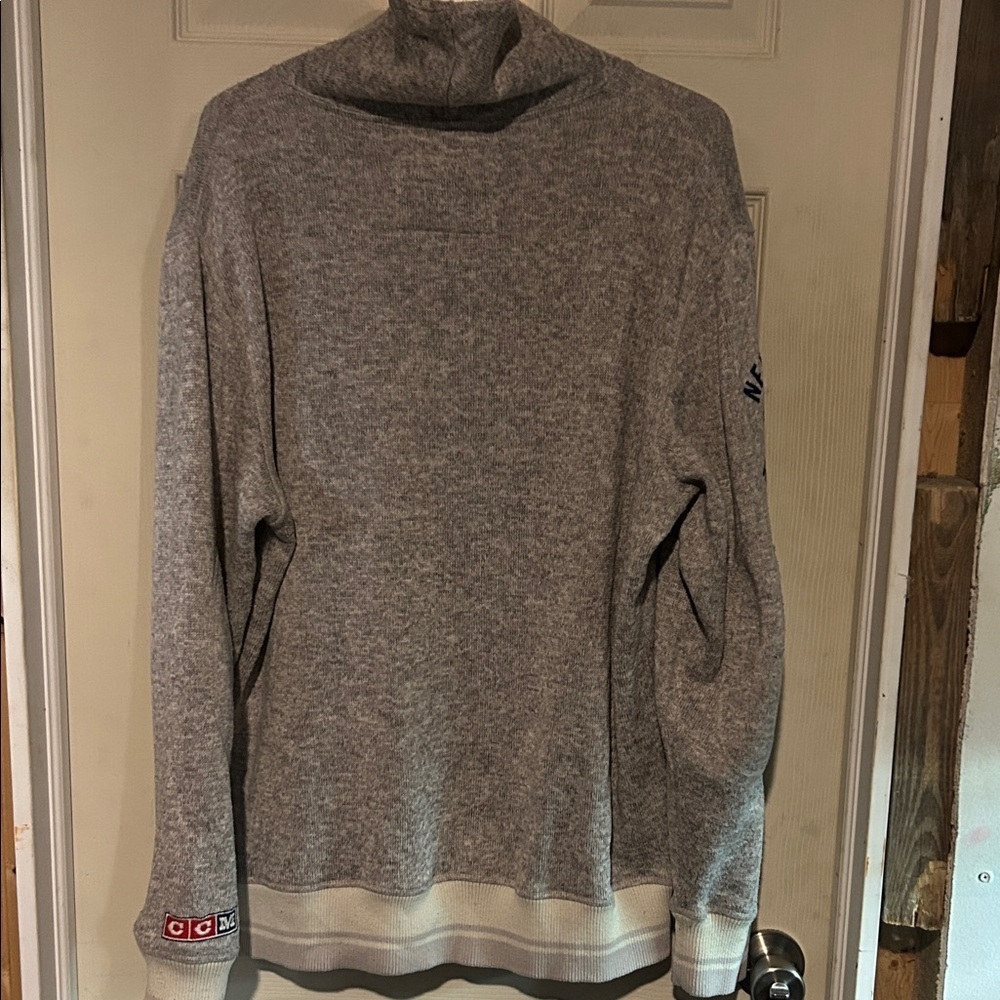 CCM Gray New York Rangers Sweater - Picture 5 of 6